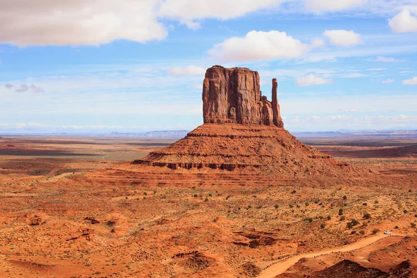 Panorama ünlü Buttes ve Anıt Vadisi Arizona, ABD ile.