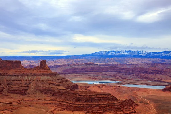 Panoramablick auf den berühmten Dead Horse Point State Park, utah — Stockfoto