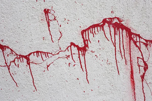 Stěna v pozadí textury s rudou krví barvy melírovat. — Stock fotografie