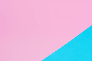 Yumuşak doku pembe ve mavi arka plan. Düz yatıyordu. En az kavramı. Yaratıcı kavramı. Pop Art. . Parlak tatlı moda stil.