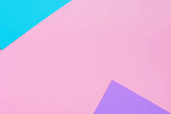 소프트 핑크, 파란색과 보라색 배경입니다. 화려한 텍스처입니다. 플랫이 하다. 최소한의 개념입니다. 창의적인 개념. — 스톡 사진