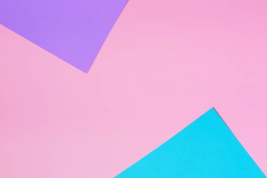 Yumuşak pembe, mavi ve mor arka plan. Renkli doku. En az kavramı. Yaratıcı kavramı. Pop Art. Parlak tatlı moda stil.
