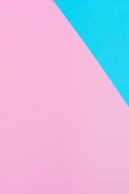 En iyi manzaralı şık pastel renk arka plan doku. En az kavramı. Düz yatıyordu. Pembe ve mavi. Pop Art.