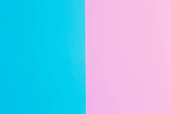 Textur Hintergrund der modischen Pastellfarbe mit Draufsicht. Minimalkonzept. flach lag. rosa und blau. Pop-Art. — Stockfoto