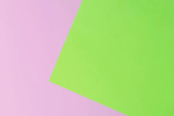Μαλακό ροζ και πράσινο χαρτί ως υφή φόντου. Επίπεδη θέσει. Ελάχιστη έννοια. Δημιουργική ιδέα. Ποπ Αρτ. — Φωτογραφία Αρχείου