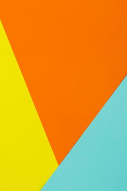 Mavi, sarı ve turuncu yumuşak arka plan. Renkli doku. En az kavramı. Yaratıcı kavramı. Pop Art. . 