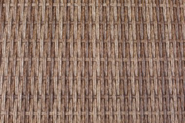 Sentetik rattan doku arka plan dokuma. Brawn plastik sepet arka plan. Plastik rattan doku arka plan