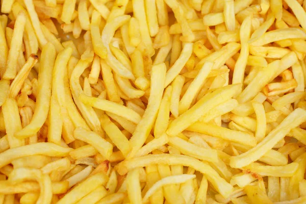 French fries background, closeup shot — Stock Photo, Image