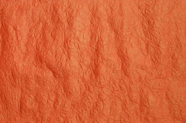 Kağıt doku trendy turuncu renkli arka planı için.