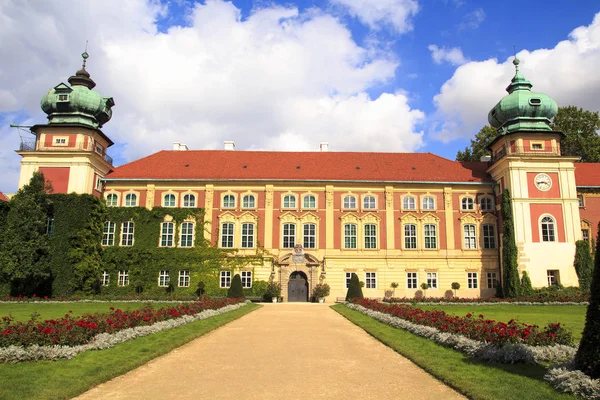 Lancut, Polonya. 15 Ağustos - 2016: Lancut'taki Kont Pototsky Kalesi.