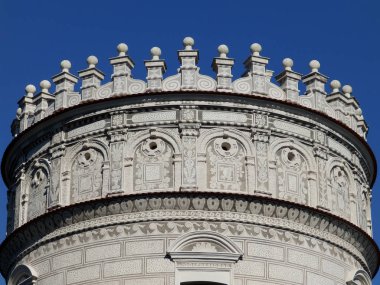 Krasiczyn, Polonya. 19 Ağustos - 2016: Krasiczyn Kalesi'ndeki Noble Kulesi