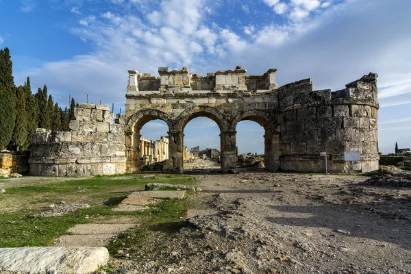 Гієраполь Стародавнє Місто Памукккале Туреччина — стокове фото