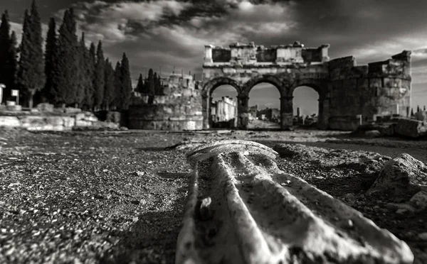 Hierapolis Gamla Stad Pamukkale Turkiet — Stockfoto