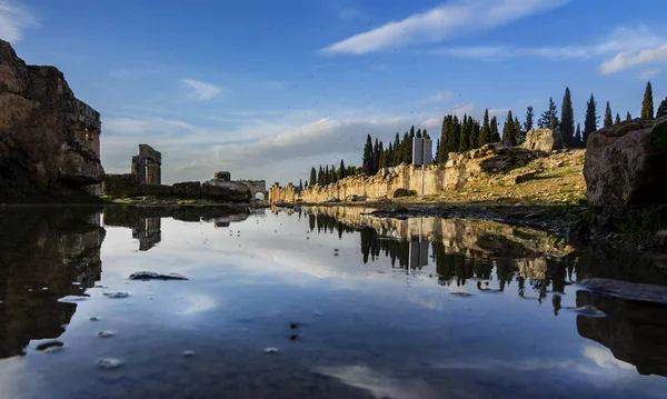 Ιεράπολη Αρχαία Πόλη Pamukkale Τουρκία — Φωτογραφία Αρχείου