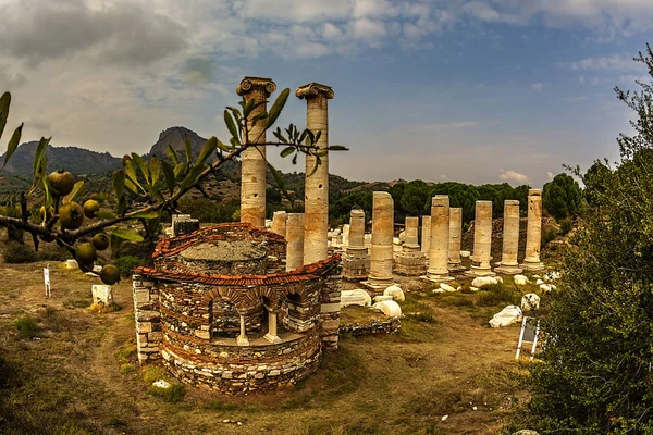 Artemis Temple Sardes Salihli Manisa Turquia — Fotografia de Stock