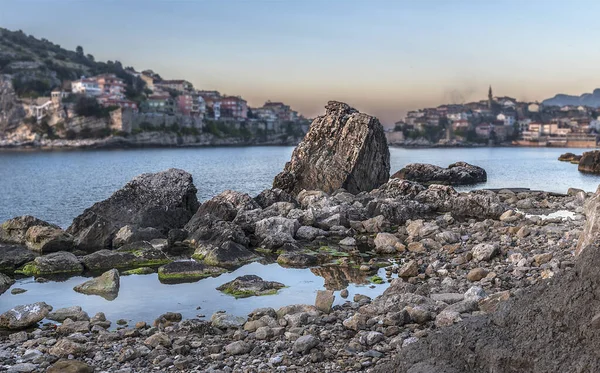 Turecké Velmi Půvabné Rybářské Město Amasra — Stock fotografie