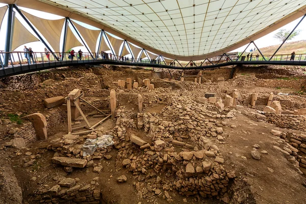 Göbeklitepe, 12 bin yıl önce anlurfa yakınlarında bulunan ve dünyanın ilk tapınağı olan bir arkeolojik kazı alanıdır..