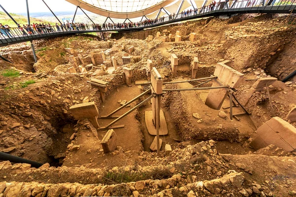 Göbeklitepe, 12 bin yıl önce anlurfa yakınlarında bulunan ve dünyanın ilk tapınağı olan bir arkeolojik kazı alanıdır..