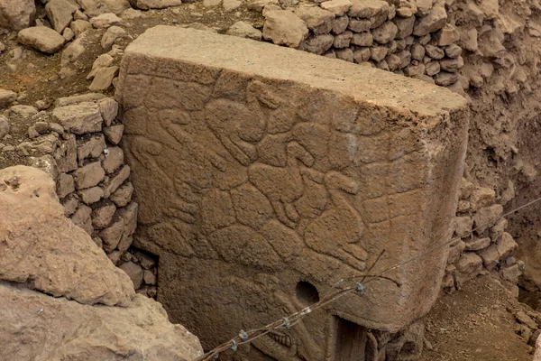 Gobeklitepe Sitio Excavación Arqueológica Que Encuentra Cerca Anlurfa Hace 000 — Foto de Stock
