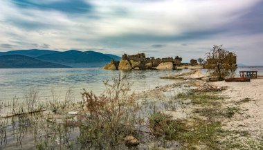 Heraklia Kapikiri Bafa 'da günbatımı