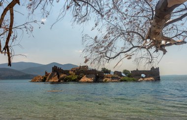 Heraklia Kapikiri Bafa 'da günbatımı