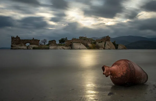 Heraklia Kapikiri Bafa 'da günbatımı