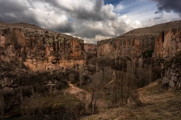 Cappadocia Κοιλάδα Ihlara Και Παλιές Εκκλησίες — Φωτογραφία Αρχείου