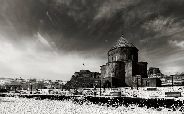 Monumenti Storici Nel Centro Della Città Kars — Foto Stock