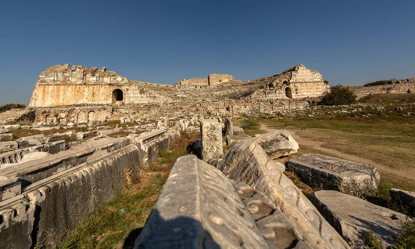 Мілетос Стародавнє Місто Ридання Айдін Туреччина — стокове фото