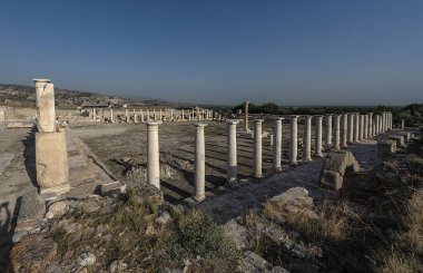 Tripolis 'in adının Apollonia olduğuna dair belgeler var ve daha sonra Tripolis olarak adlandırıldığına ve ilk olarak Lidya Devleti döneminde kurulduğuna dair belgeler var. Tripolis, Lidyen şehirler arasında olsa da, öyle görünüyor.