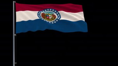 ABD'nin Missouri, Alfa ile 4 k prores 4444 görüntüleri bayrağı