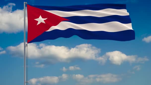 Flag of Cuba — Stock Video