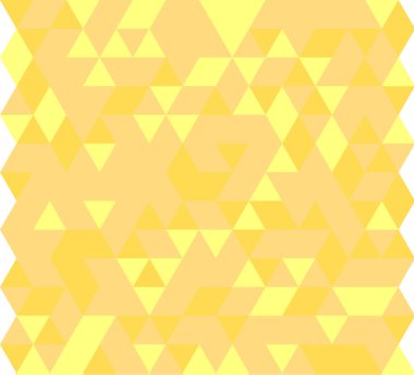 Vektör çizim desen basit üçgen sarı çeşitli tonlarında.