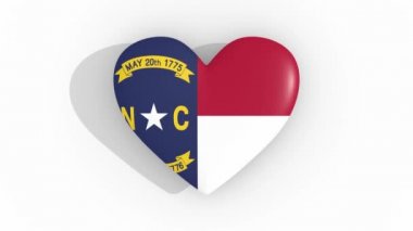 Kuzey Carolina Devlet bize renklerde kalp, döngü