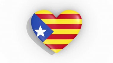 Estelada bakliyat renkleri mavi kalp, döngü