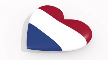 Renkleri ve sembolleri Hollanda'nın kalp, döngü