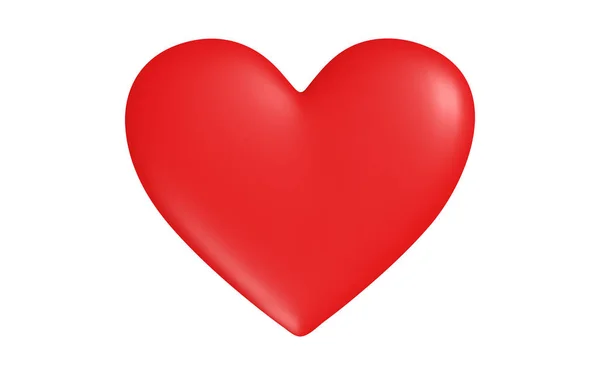 Κόκκινη Καρδιά Ανταύγειες Του Φωτός Του Φορέα — Διανυσματικό Αρχείο
