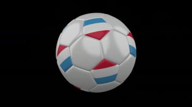 Futbol topu bayrak Lüksemburg, döngü Alfa ile
