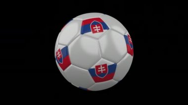 Futbol topu bayrak Slovakya, döngü Alfa ile