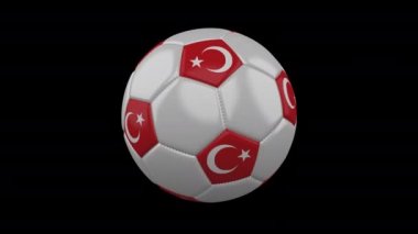 Futbol topu bayrak Türkiye, döngü Alfa ile