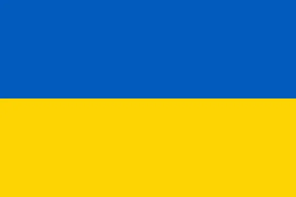 Прапор України Офіційний Курс Кольори Вектор — стоковий вектор