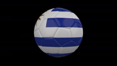 Bayrak Uruguay ile futbol topu, Alfa döngü