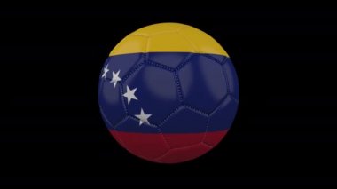 Flag Venezuela, Alfa döngüsü ile futbol topu