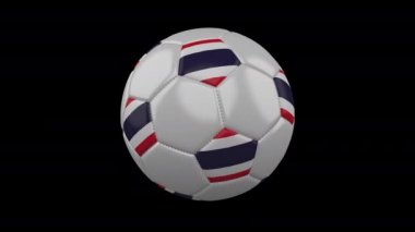 Bayrak Tayland ile futbol topu, döngü, Alfa 4k