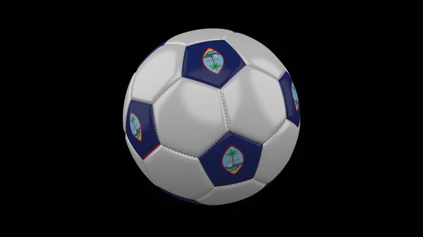 ฟุตบอลกับธงกวม, 3D rendering — ภาพถ่ายสต็อก