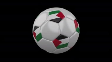 Bayrak Filistin, alfa döngü ile Futbol topu