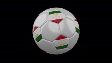 Bayrak Tacikistan, alfa döngü ile Futbol topu