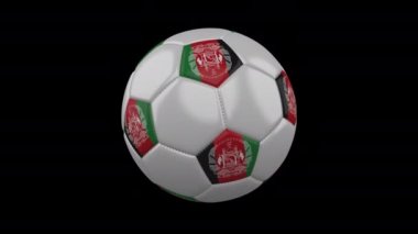 Bayrak Afganistan, alfa döngü ile Futbol topu