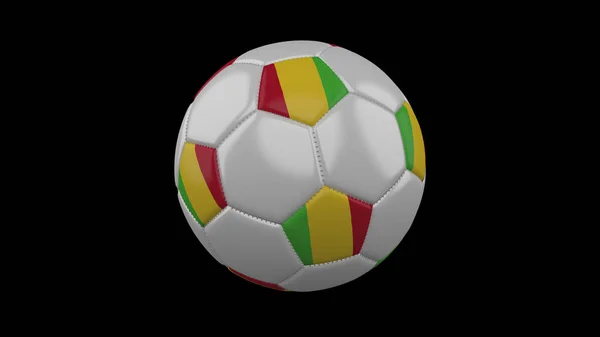 ฟุตบอลกับธงมาลี, 3D rendering — ภาพถ่ายสต็อก