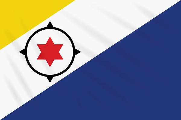 Bandeira Bonaire balançando no vento, vetor —  Vetores de Stock
